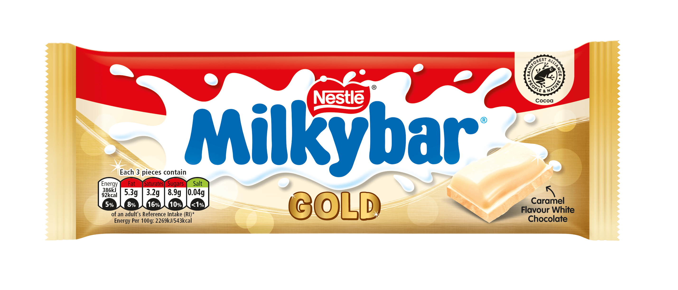 Milkybar White Chocolate Sharing Block 100g